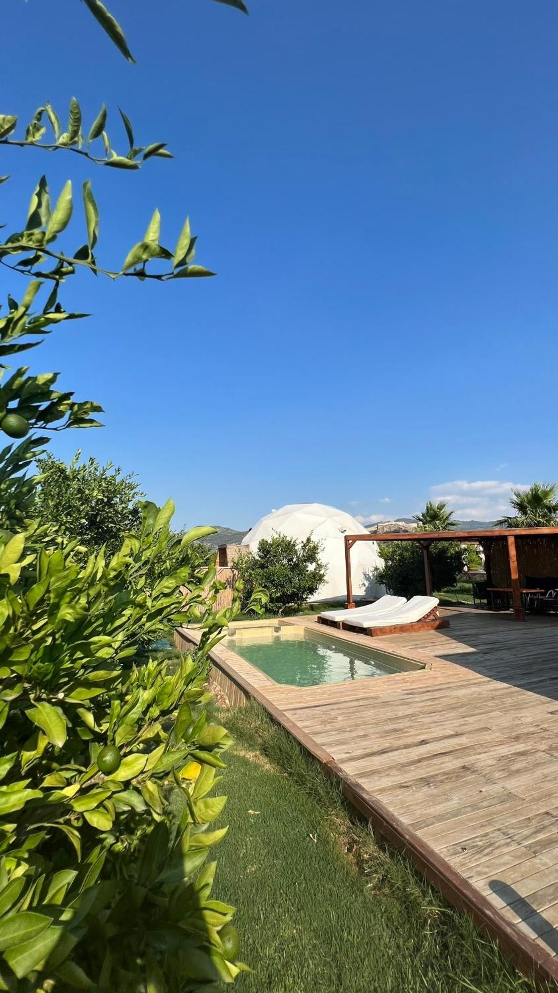 Hotel Mandalin Glamping à Selçuk Extérieur photo